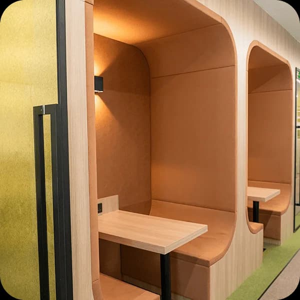Open-plan workspace